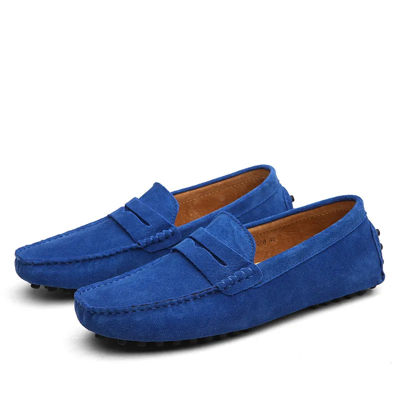 Luksus Suede Driver Loafers