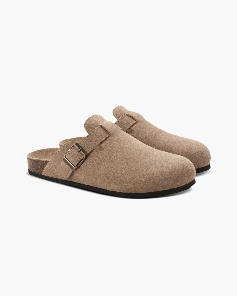 Rivoen Suede Clogs