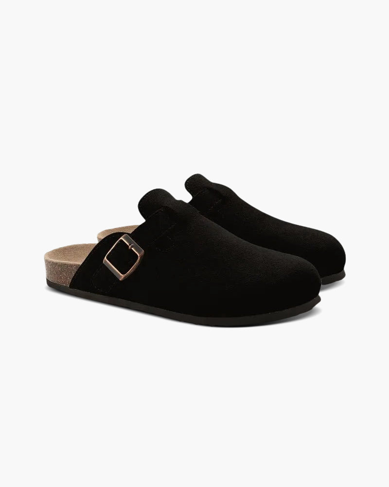 Rivoen Suede Clogs