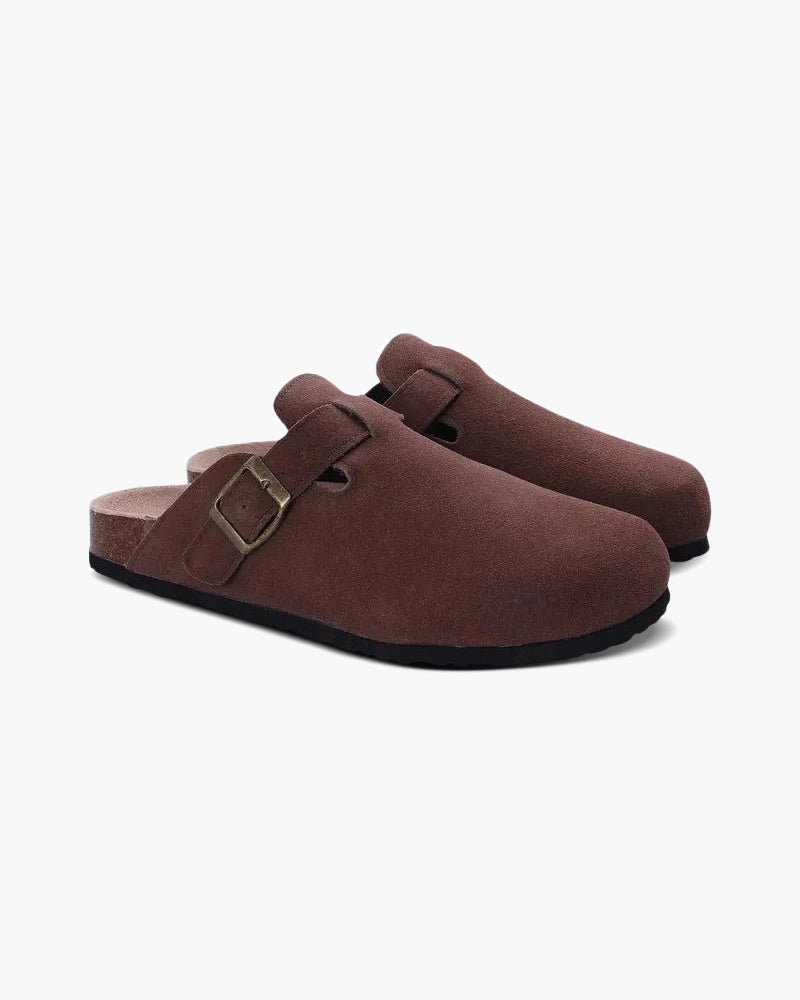 Rivoen Suede Clogs