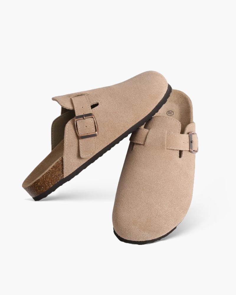 Rivoen Suede Clogs