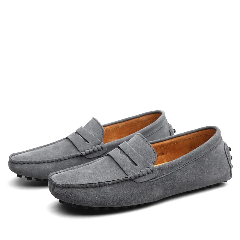 Luxury Suede Driver Loafers