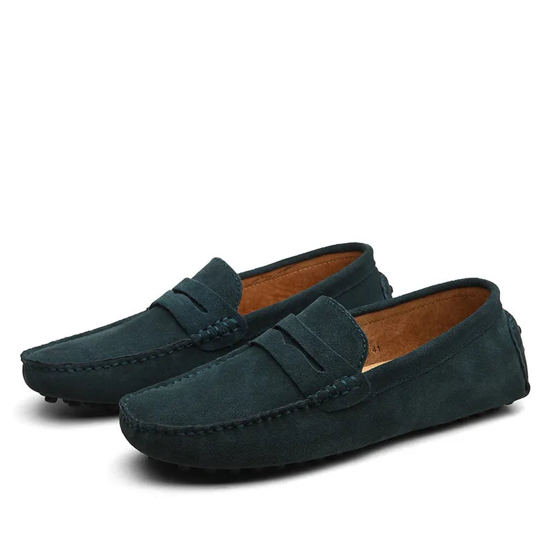 Luksus Suede Driver Loafers